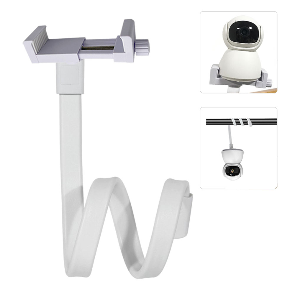 Wearable Baby Monitor - Universele babyfoonhouder Langere witte flexibele siliconen