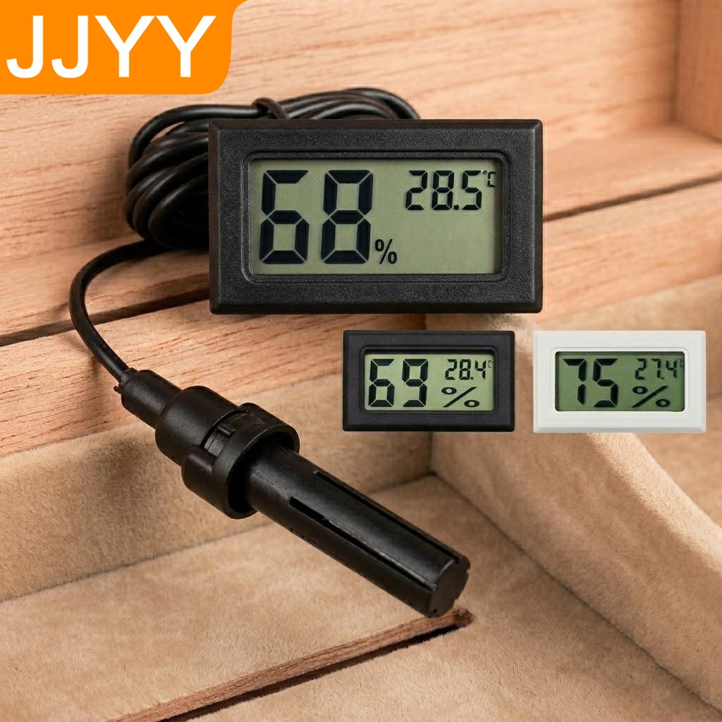 Baby Nursery Temperature - Digitale binnenthermometer hygrometer Mini temperatuur-vochtigheidsmonitor voor