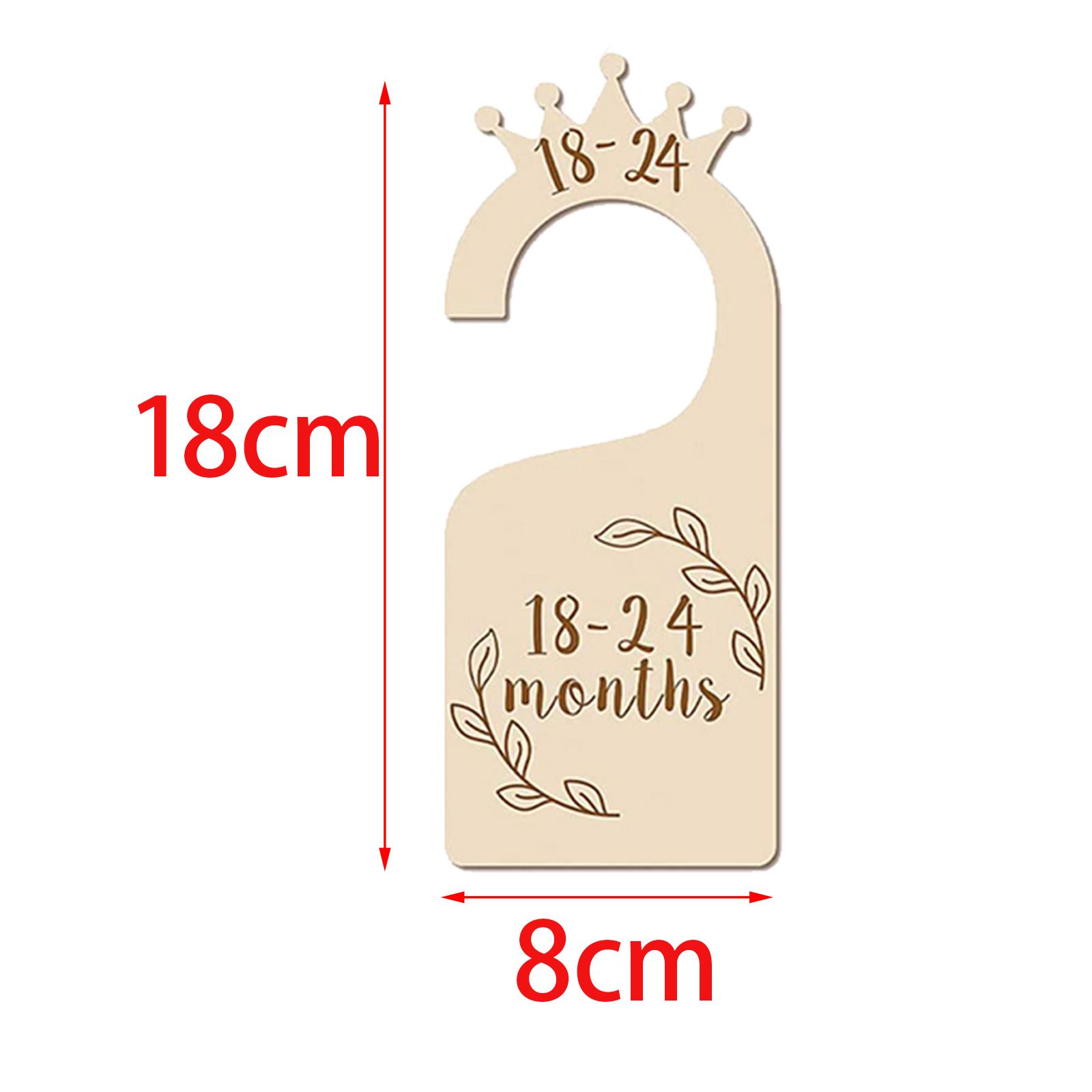 Baby Nursery Wardrobe - Babykastverdelers Houten Garderobe Organizer Set Dubbelzijdige
