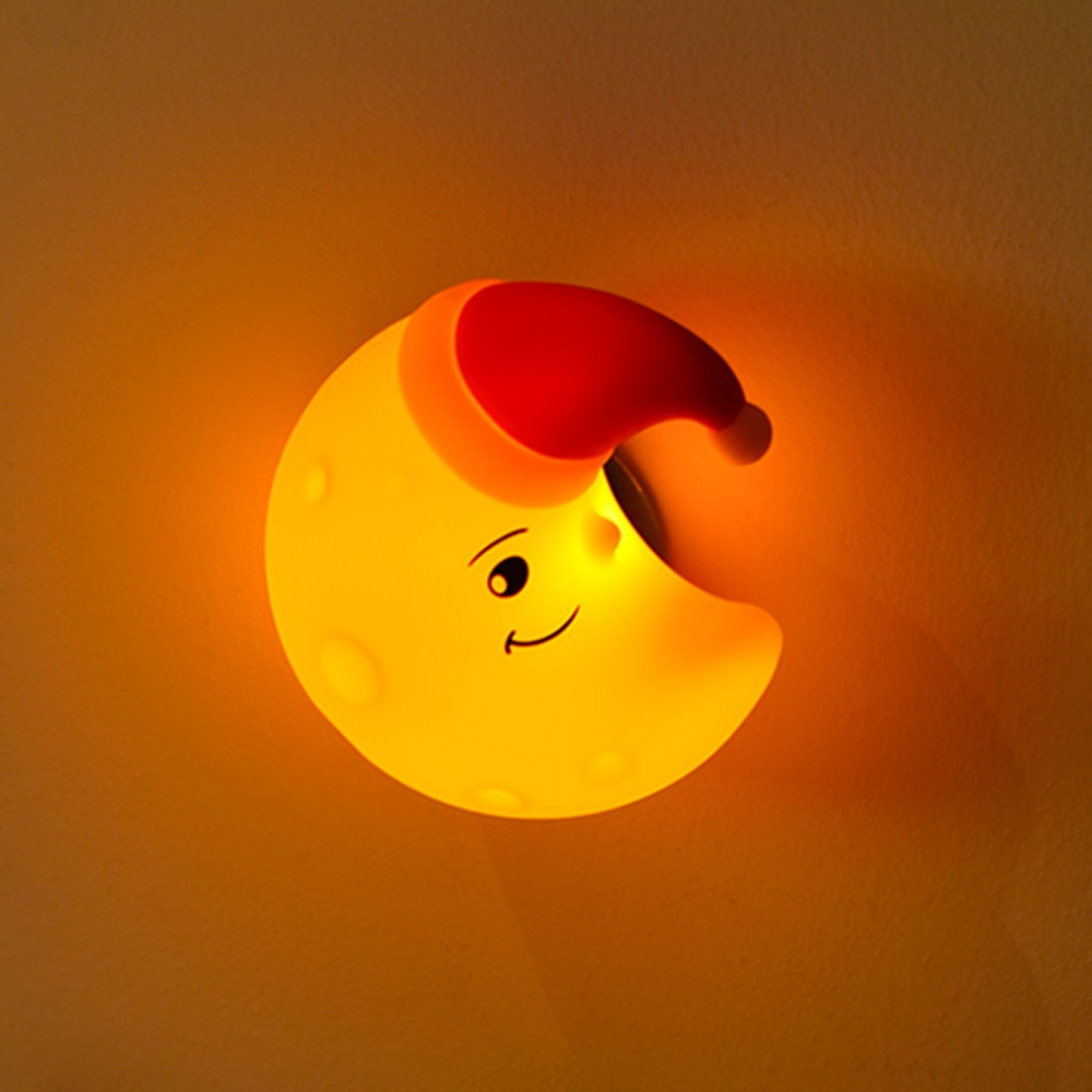 Baby Nursery Wall Lights - Schattig siliconen nachtlampje voor de kinderkamer,