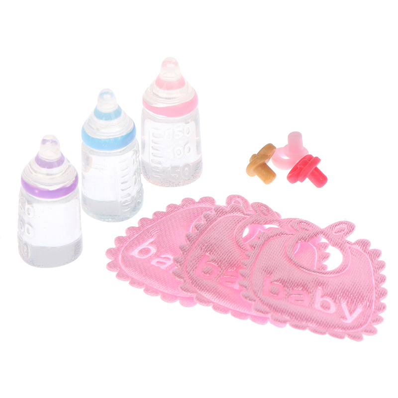 Baby Nursery Dolls - 3 Stuks 1:12 Poppen Huis Miniatuur