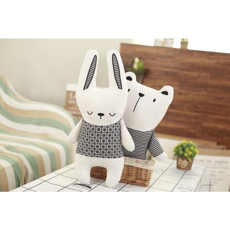 Baby Nursery Dolls - Katoenen knuffelpop konijn beer eenhoorn pluche