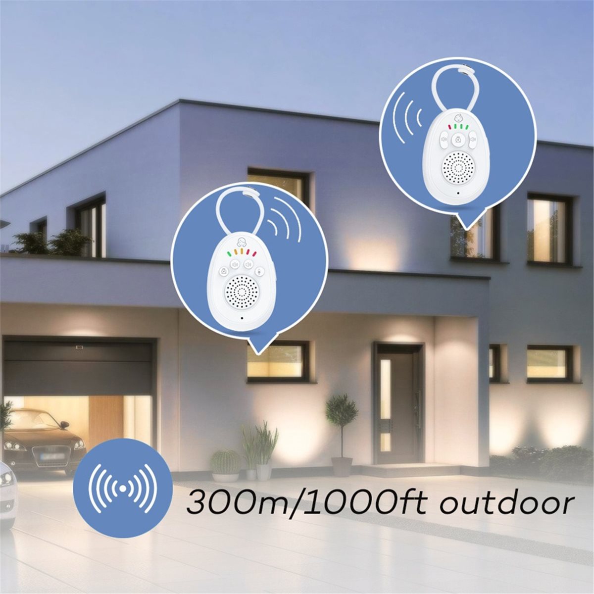 Wearable Baby Monitor - ~CLEARANCE A 2,4 GHz draadloze babywalkie-talkie