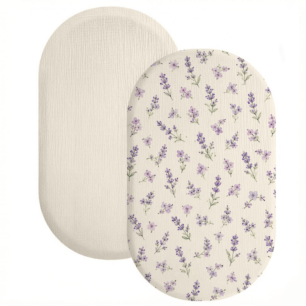 Baby Nursery Sale - 2-delige katoenen babywiegbeddengoedset, zacht, ademend, gevouwen