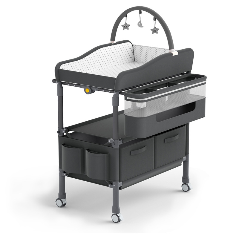 Baby Nursery Wardrobe - Multifunctionele, opvouwbare verschoningskussen met wielen en