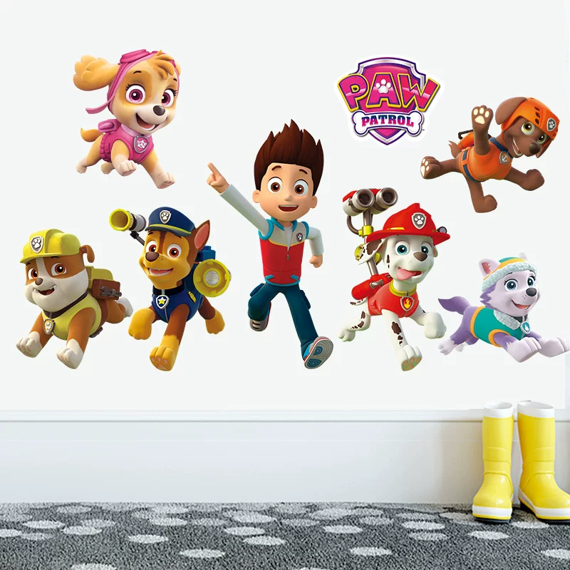Baby Nursery Decals - Cartoon Paw Patrol muurstickers voor kinderkamer