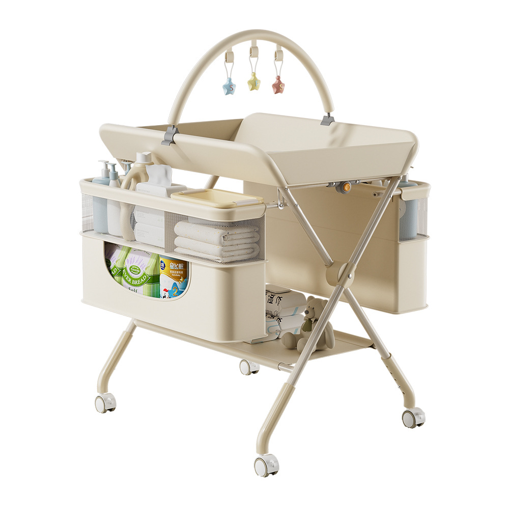 Baby Nursery Wardrobe - Babycommode met opvouwbaar multifunctioneel ontwerp, in