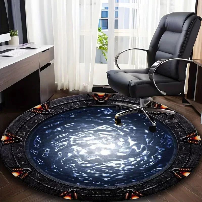 Soft Rug Nursery - VIKAMA Antislip Stargate Ronde Kleed Zachte