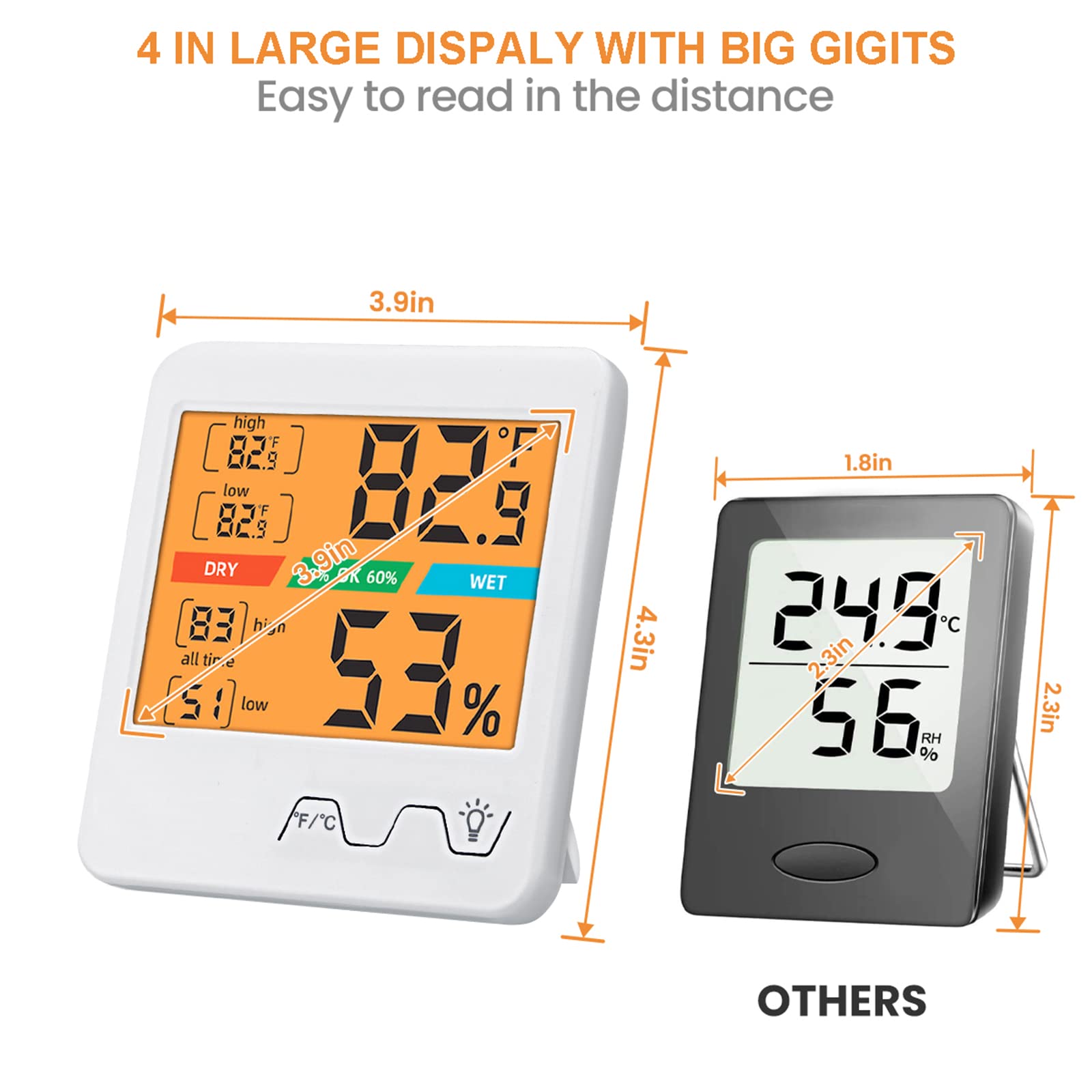 Hoge nauwkeurigheid digitale t - Baby Nursery Temperature recensie en prijs