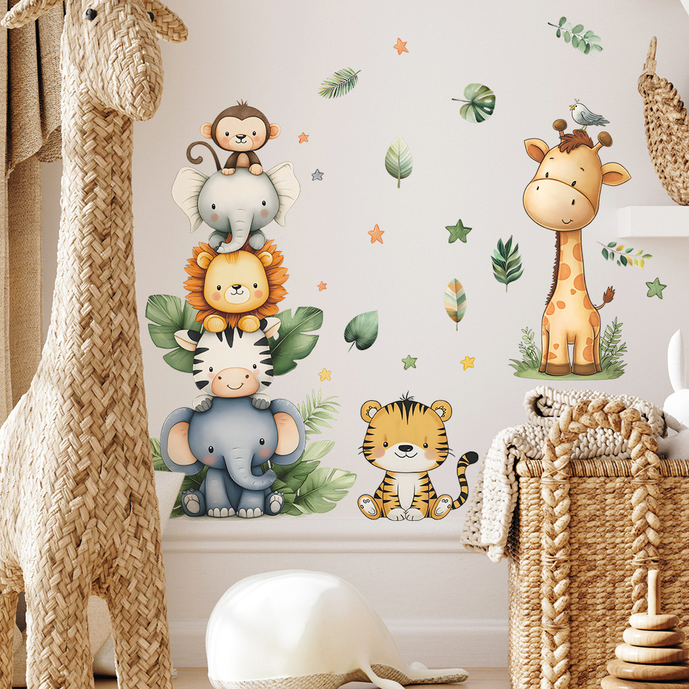 Boho bosdieren muurstickers vo - Baby Nursery Furniture recensie en prijs