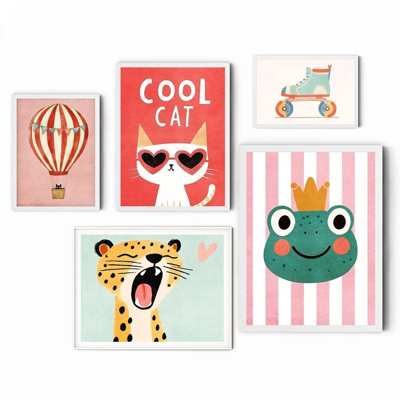 Grappige Dieren Posters Prints - Baby Nursery Neutral recensie en prijs