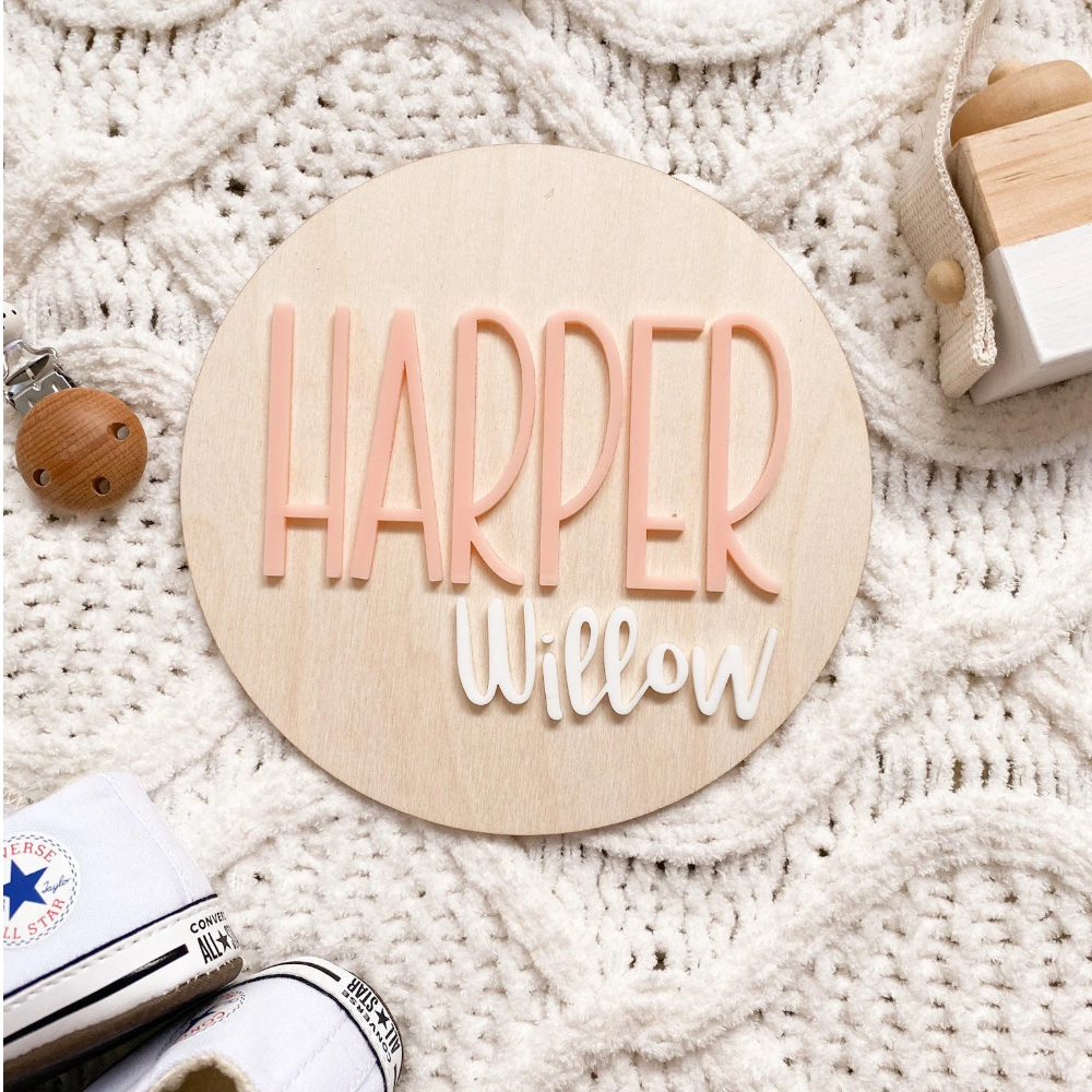 Gepersonaliseerde geboorteaank - Baby Nursery Name recensie en prijs
