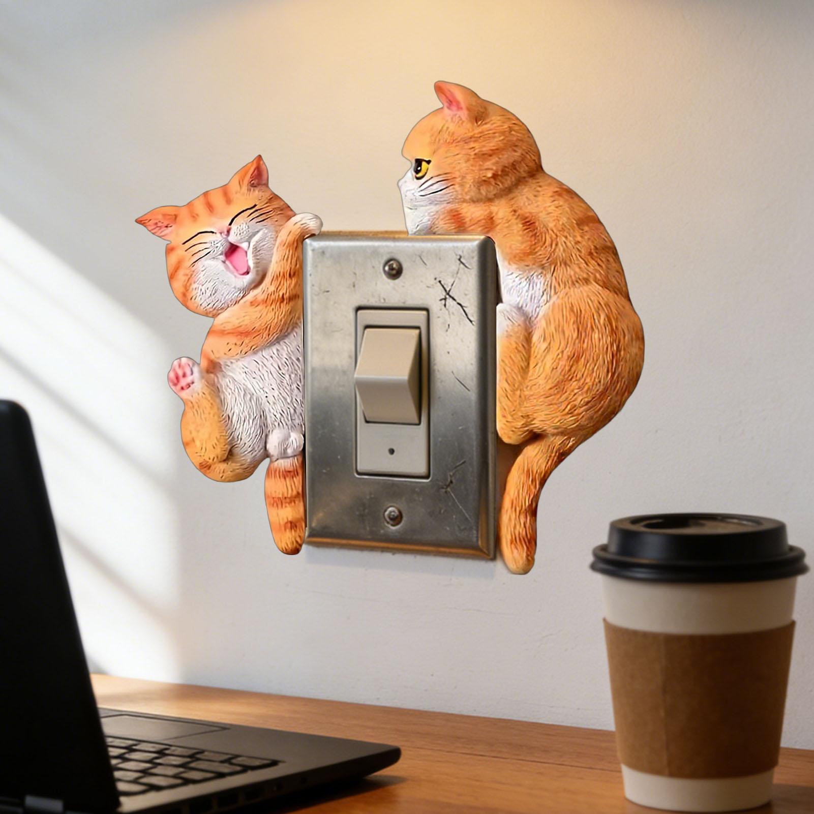Lichtknopsticker 2-delige katt - Baby Nursery Wall Lights recensie en prijs
