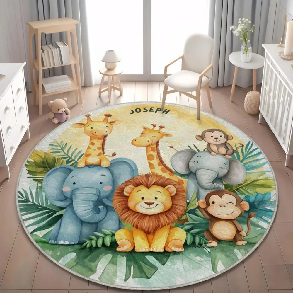 Wild Safari Animal Vloermat Gi - Soft Rug Nursery recensie en prijs