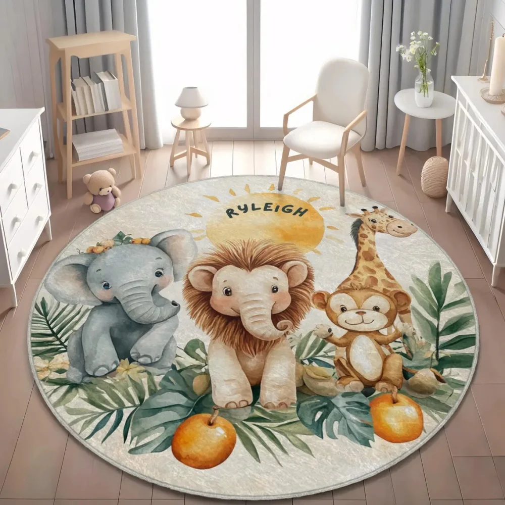 Wild Safari Animal Vloermat Gi - Soft Rug Nursery recensie en prijs