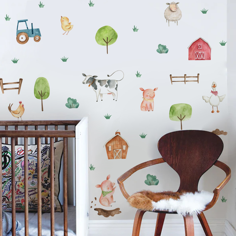 Boho Aquarel Schattige Boerder - Baby Nursery Furniture recensie en prijs