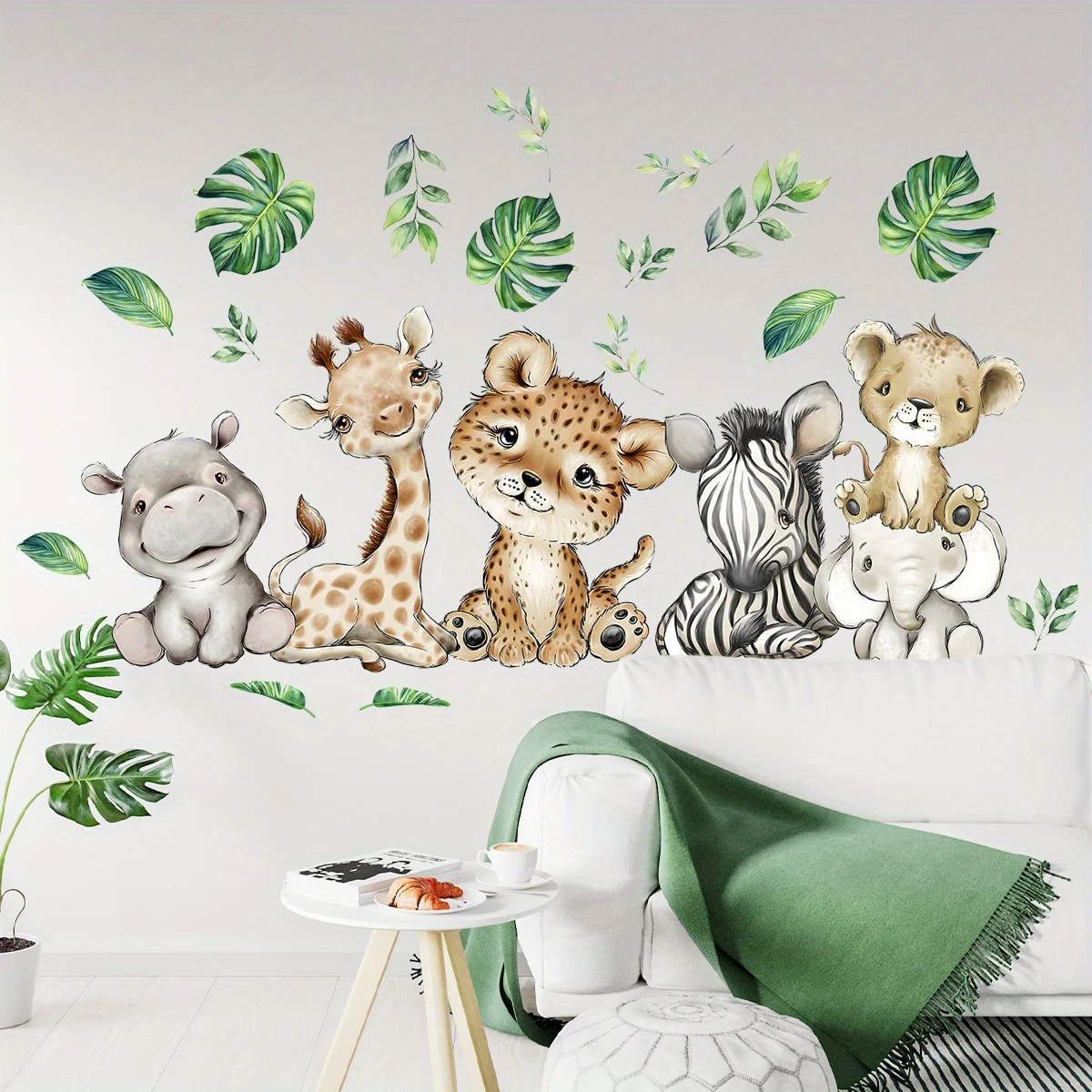 1PC Cartoon Leuke Nijlpaard Ti - Baby Nursery Decals recensie en prijs