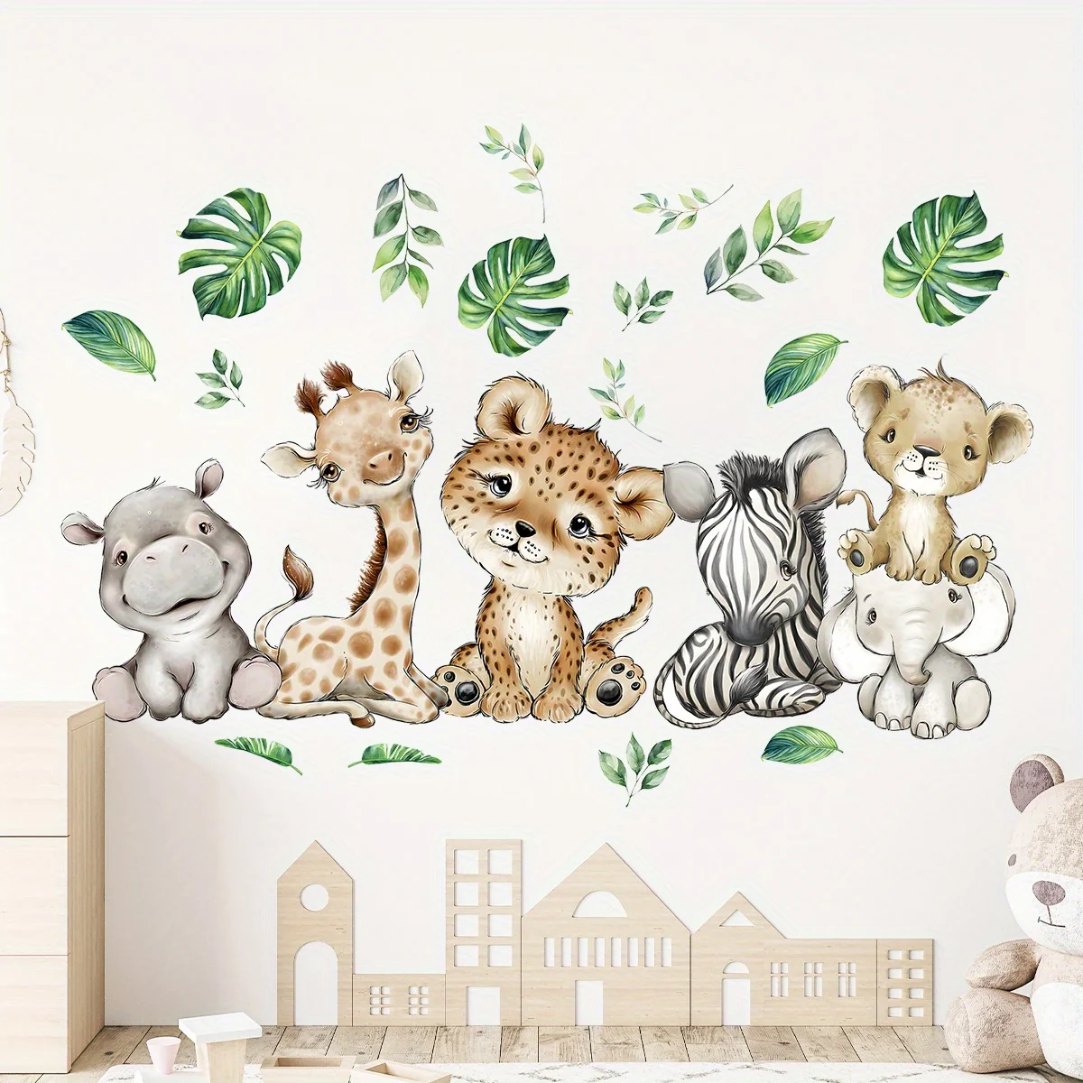 1PC Cartoon Leuke Nijlpaard Ti - Baby Nursery Decals recensie en prijs