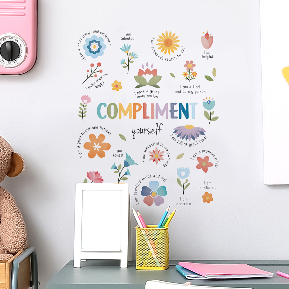 Kleurrijke inspirerende citate - Baby Nursery Furniture recensie en prijs