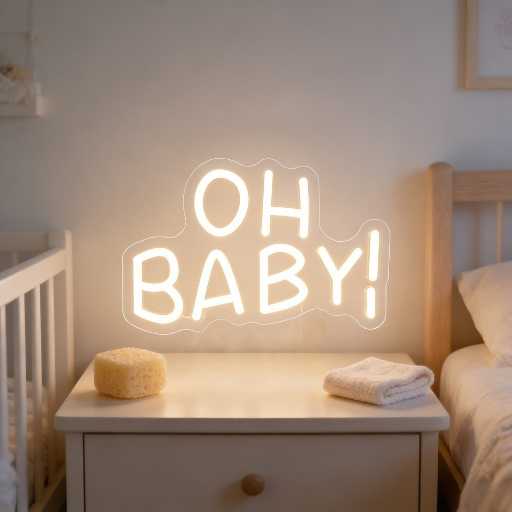 OH BABY Neonbord voor wanddeco - Baby Nursery Wall Lights recensie en prijs