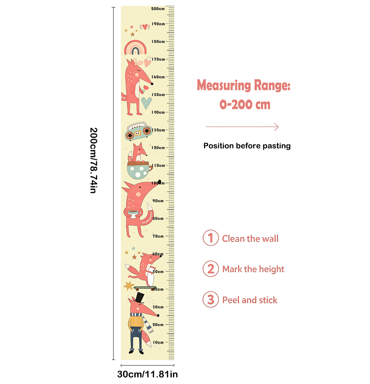 Schattige Dieren Vos Kinderen  - Baby Nursery Decals recensie en prijs
