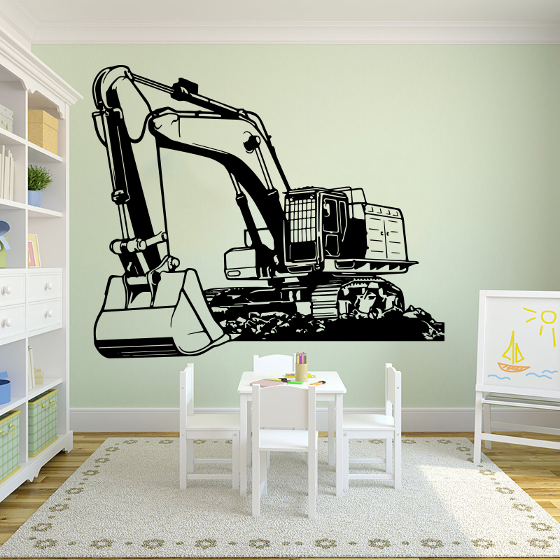 Grote zware uitrusting graafma - Baby Nursery Decals recensie en prijs