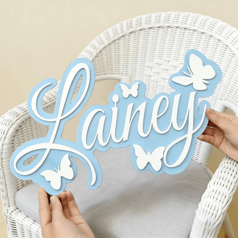 Gepersonaliseerde baby-naambor - Baby Nursery Name recensie en prijs