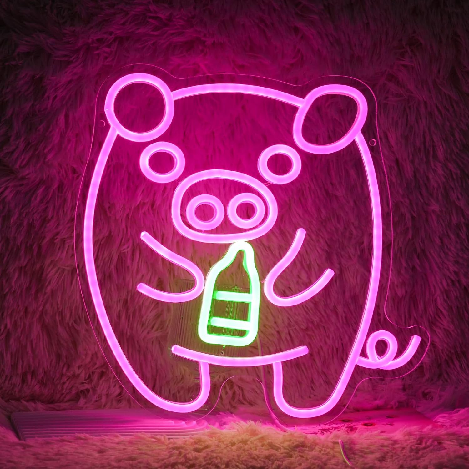 Baby varkensmelkfles neonlicht - Baby Nursery Wall Lights recensie en prijs