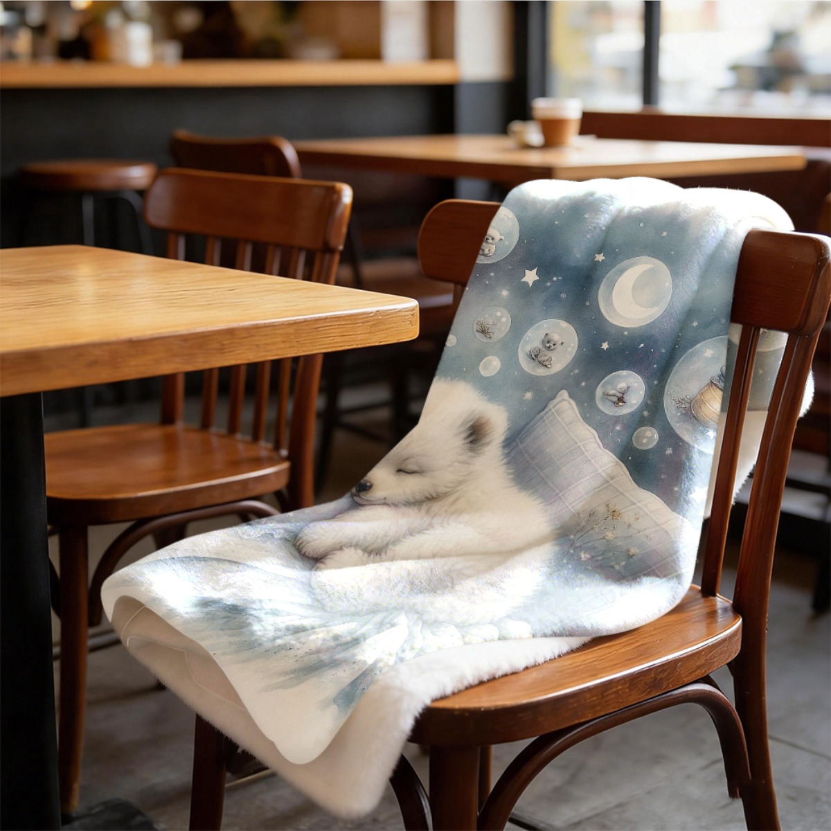 Gezellige ijsbeer-kinderdekent - Baby Nursery Fabric recensie en prijs
