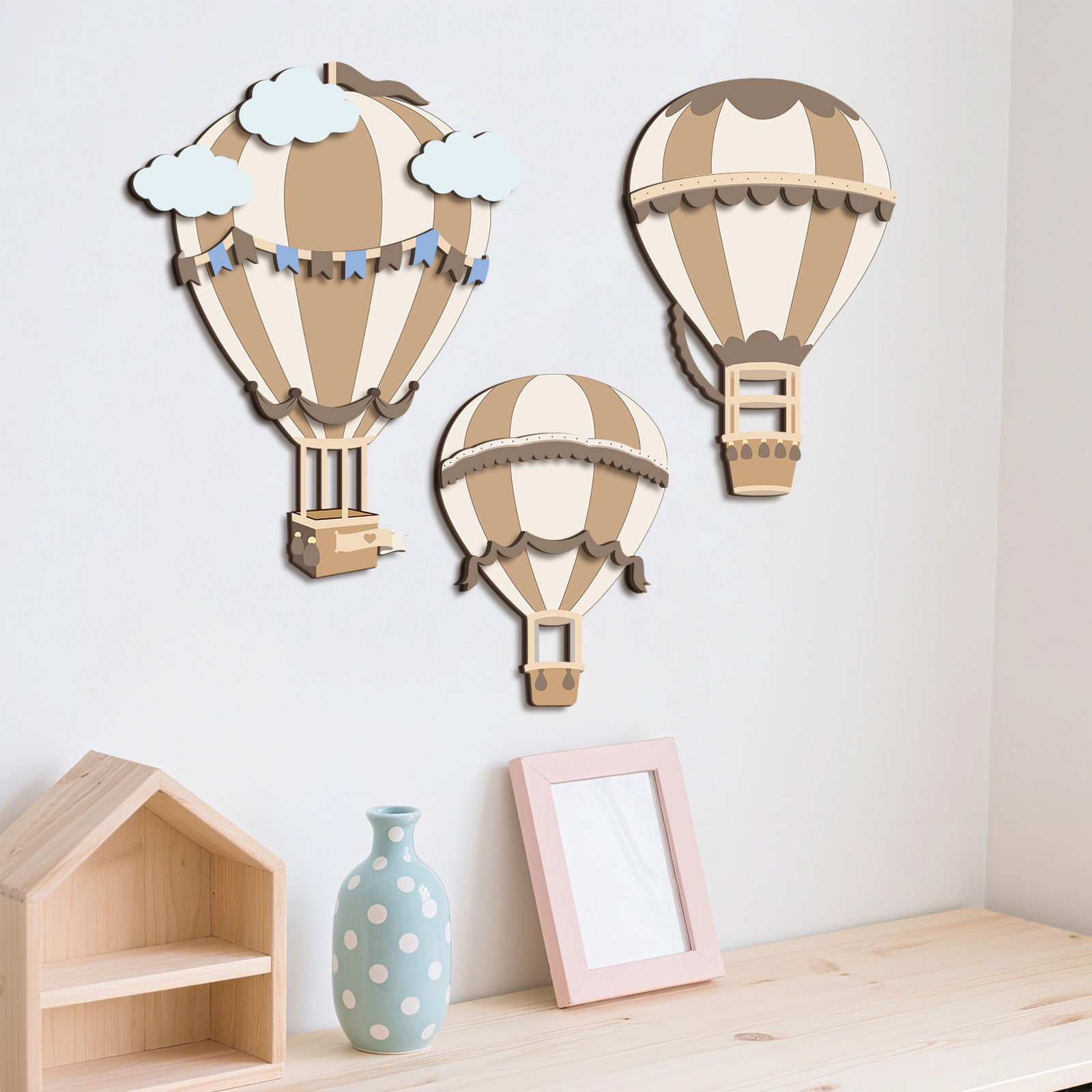Neutrale Heteluchtballon Houte - Baby Nursery Neutral recensie en prijs