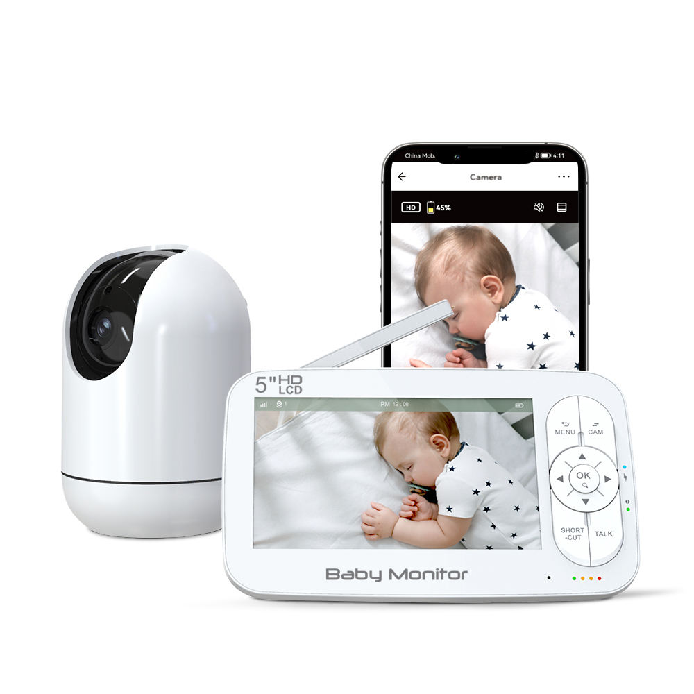 5Inch 2MP 1080P APP Afstandsbe - Wearable Baby Monitor recensie en prijs