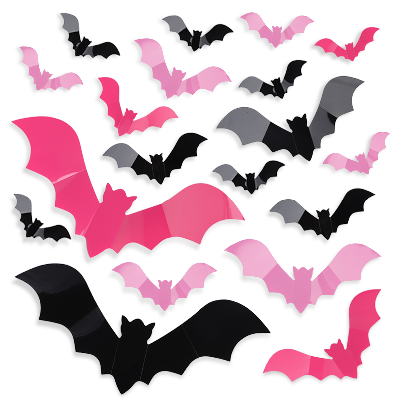 24/48 Stuks Halloween Roze Vle - Baby Nursery Decals recensie en prijs