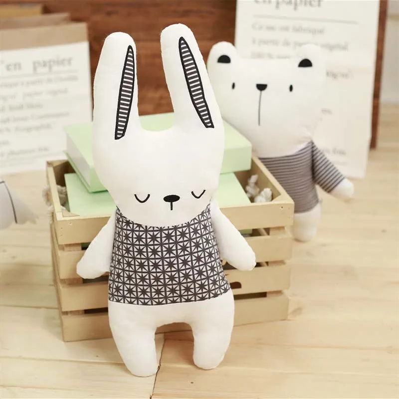 Katoenen knuffelpop konijn bee - Baby Nursery Dolls recensie en prijs
