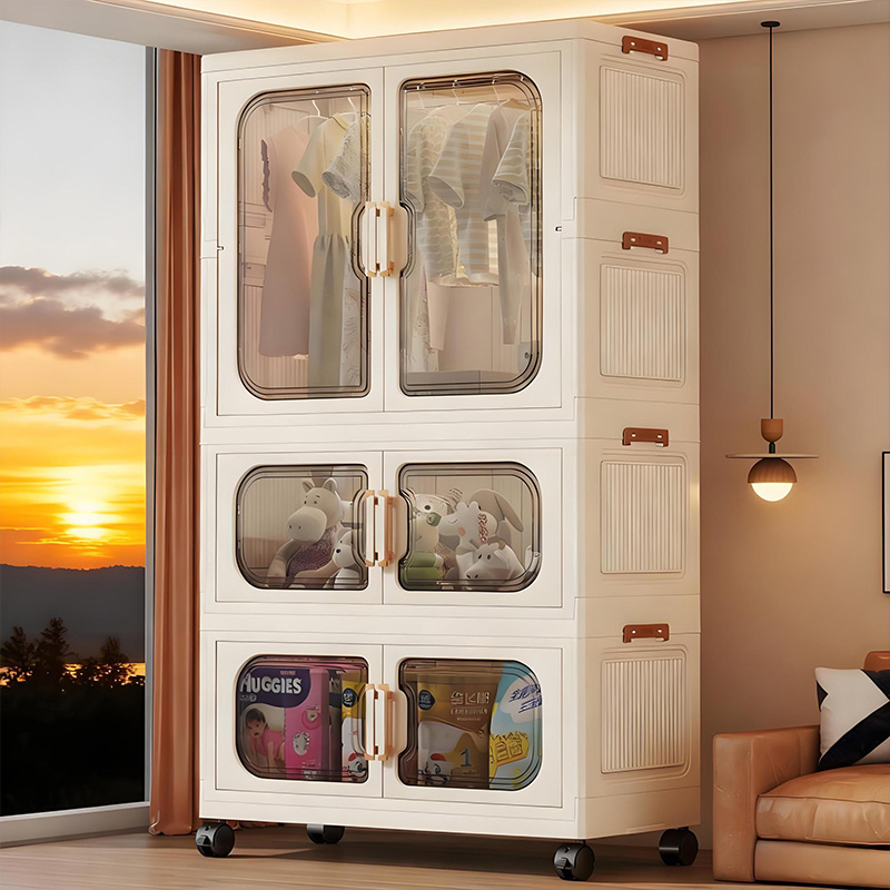Opvouwbare babykast zonder ins - Baby Nursery Wardrobe recensie en prijs