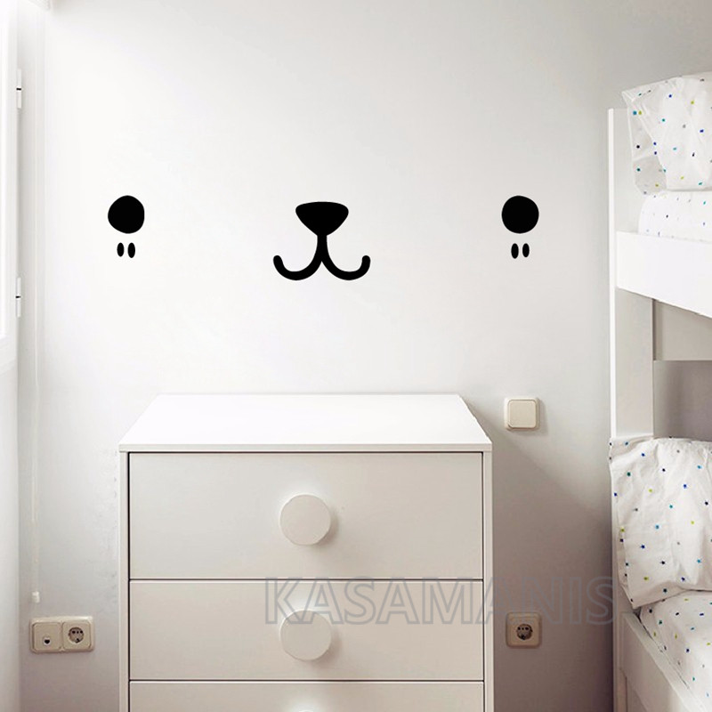 Leuke Kawaii Gezicht Wall Art  - Baby Nursery Furniture recensie en prijs