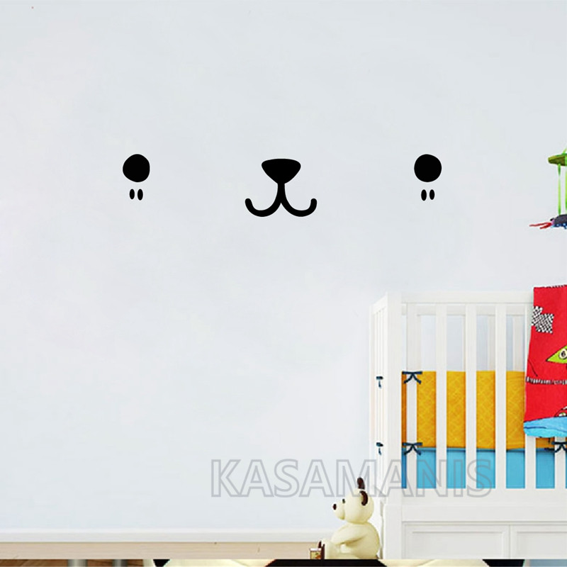 Leuke Kawaii Gezicht Wall Art  - Baby Nursery Furniture recensie en prijs