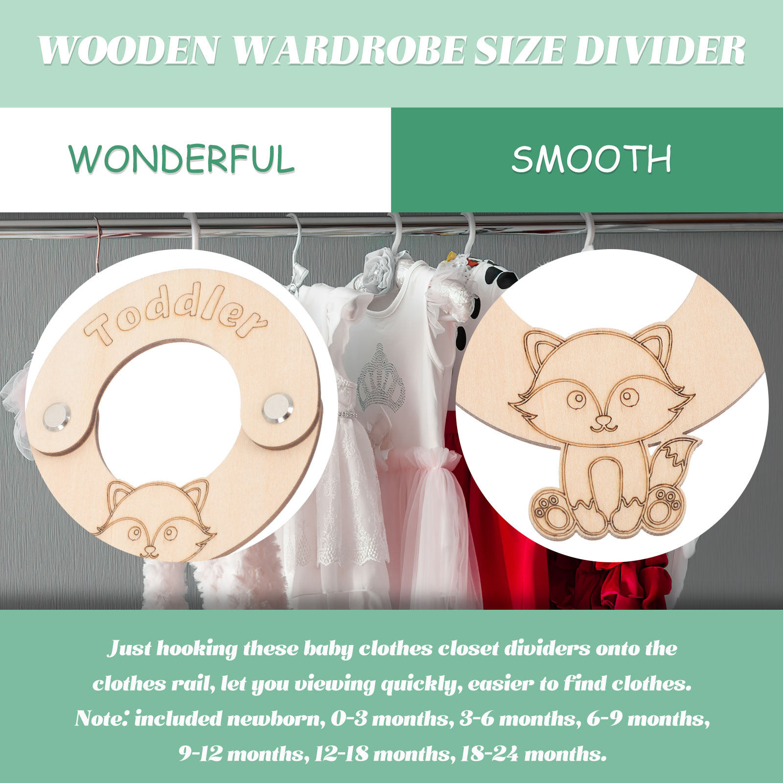 8-delige babykast kledingmaatv - Baby Nursery Wardrobe recensie en prijs