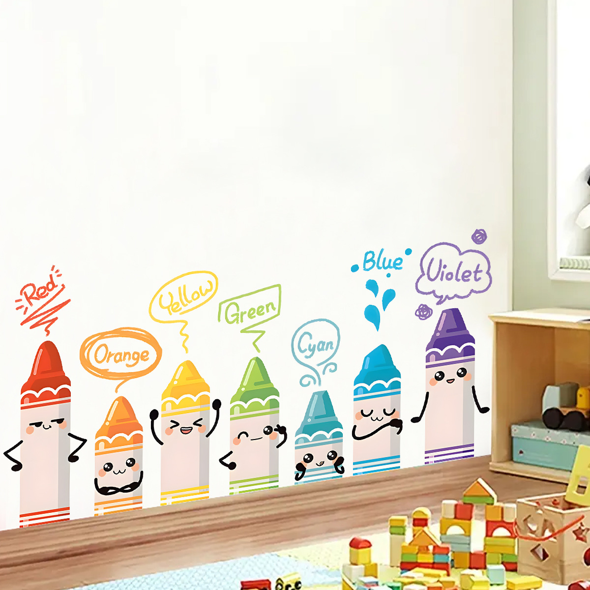 Cartoon Leuke Kleurrijke Krijt - Baby Nursery Furniture recensie en prijs
