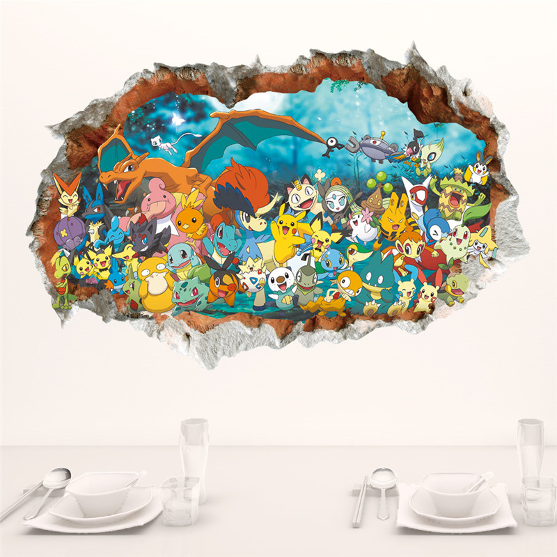 Cartoon Pokémon Pikachu Muurst - Baby Nursery Decals recensie en prijs