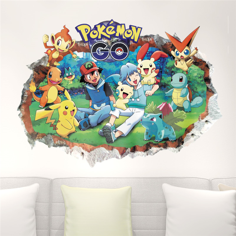 Cartoon Pokémon Pikachu Muurst - Baby Nursery Decals recensie en prijs