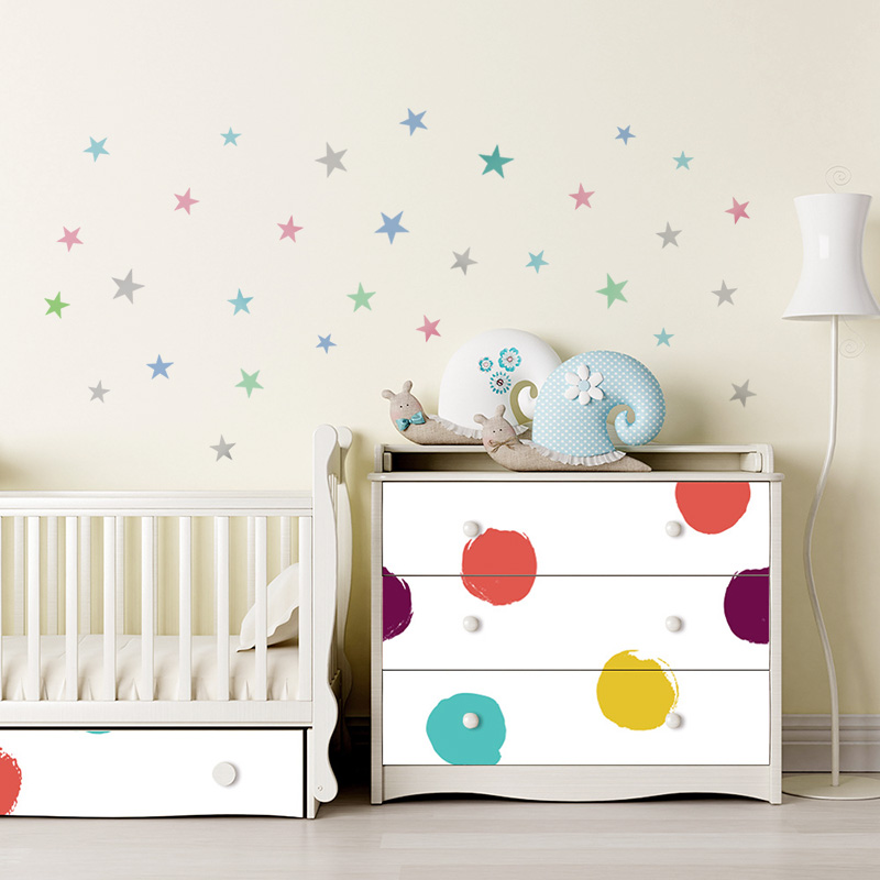 Sterren Muursticker Voor Kinde - Baby Nursery Furniture recensie en prijs