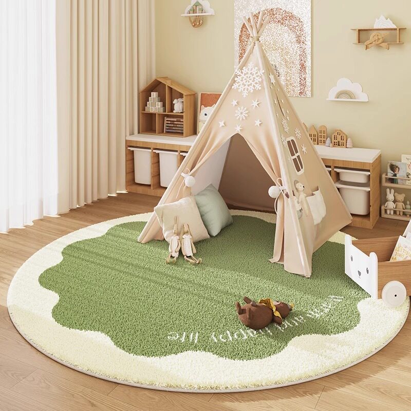 VIKAMA Cashmere-Look rond vloe - Baby Nursery Rug recensie en prijs