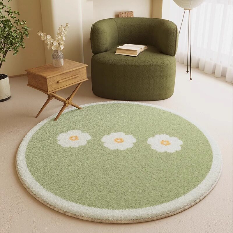 VIKAMA Cashmere-Look rond vloe - Baby Nursery Rug recensie en prijs