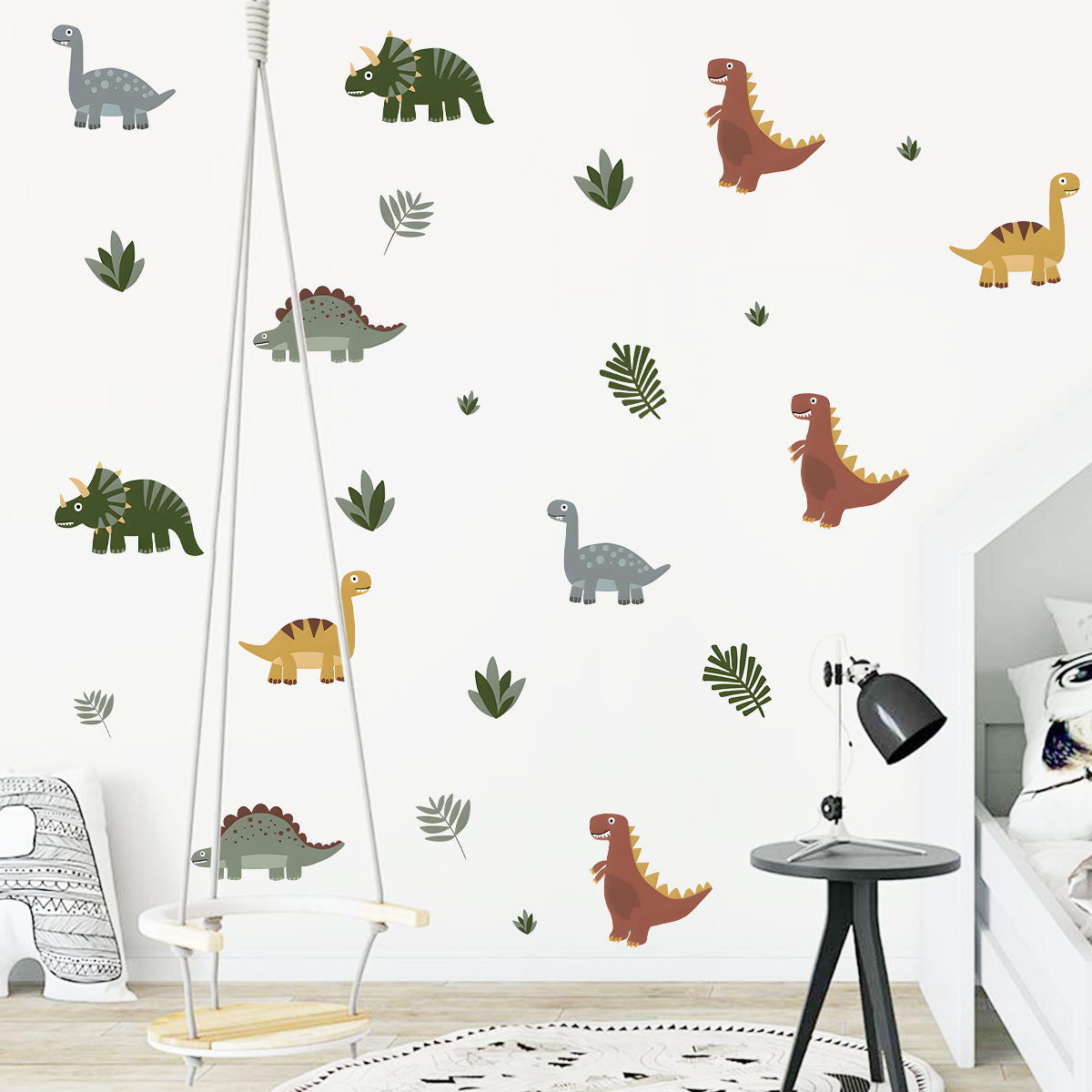 Cartoon schattige dinosaurus b - Baby Nursery Decals recensie en prijs