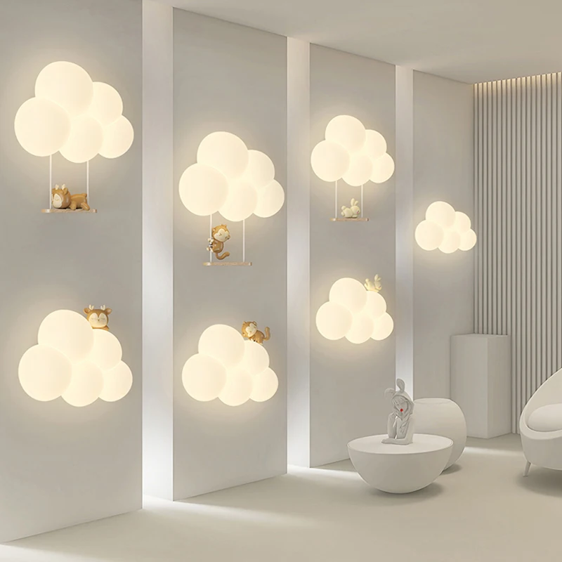 Crème stijl cartoon creatieve  - Baby Nursery Wall Lights recensie en prijs