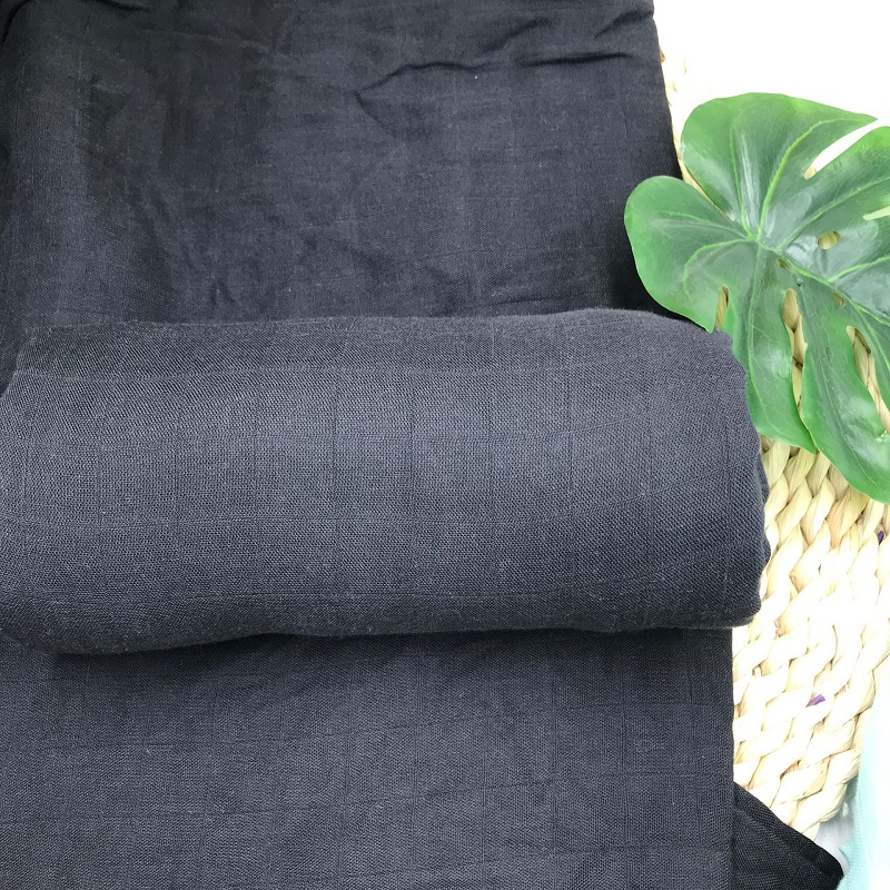 Puur zwarte kleur babywikkel U - Swaddle Blanket Muslin recensie en prijs