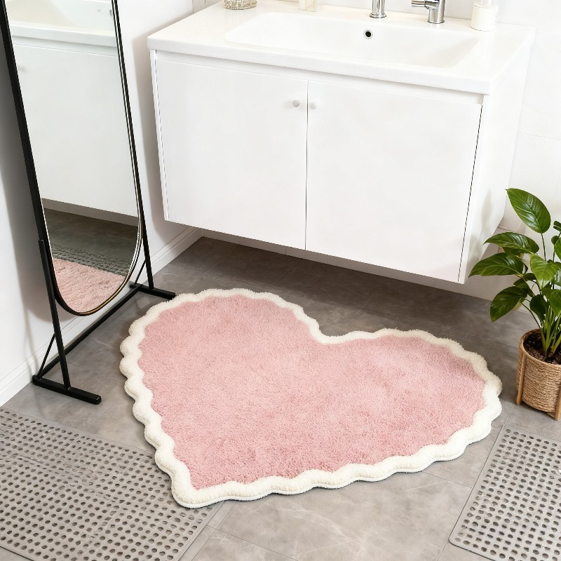 VIKAMA roze hart pluche tapijt - Baby Nursery Rug recensie en prijs